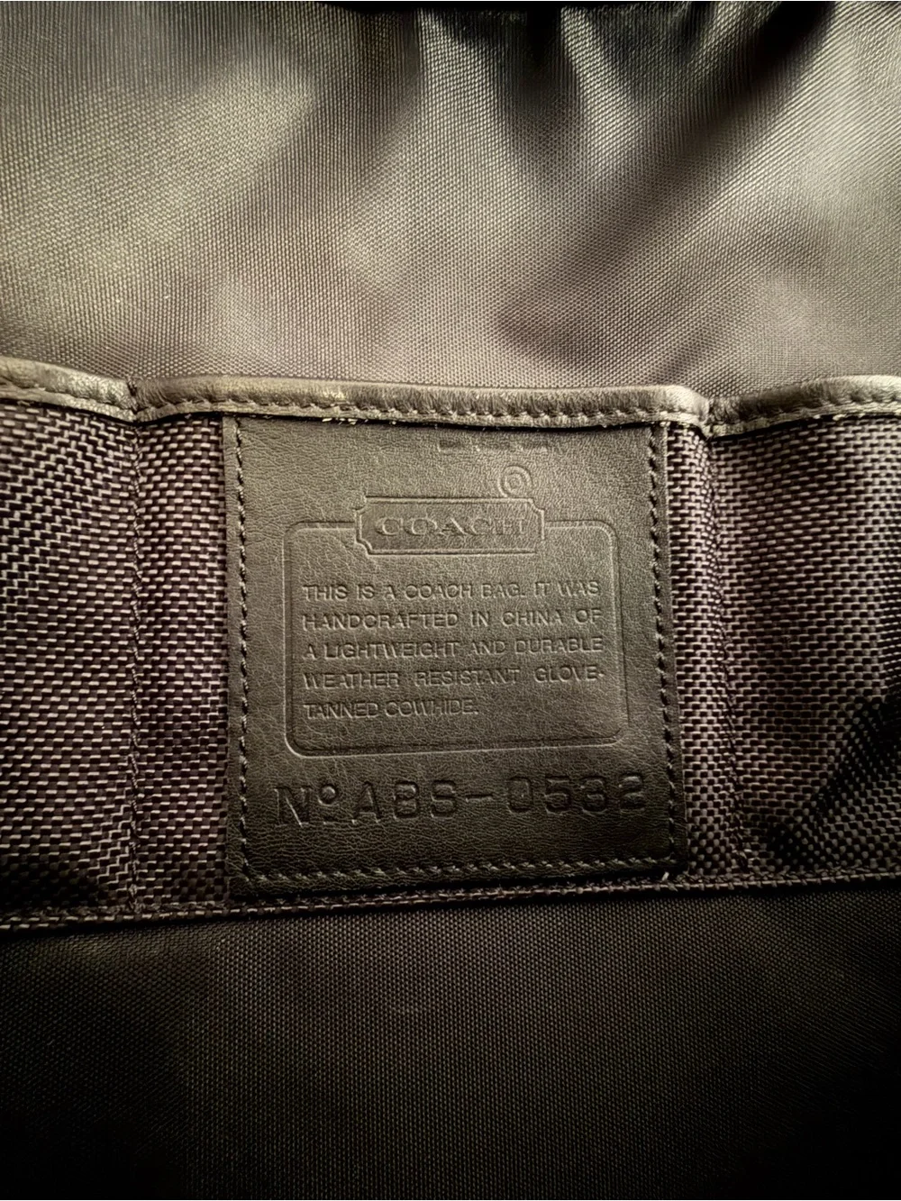 Coach Prescott Diplomat Laptop Organizer Vintage (1998) Black Leather Briefcase